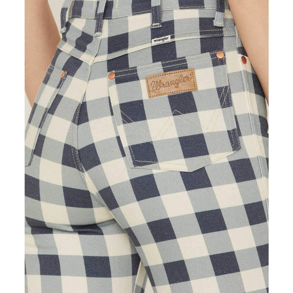 Wrangler Checkered Jeans - Picture 2 of 9